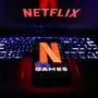  Netflix Games Photo Illustrations Netflix Games logo displayed on a phone screen and Netflix logo displayed on a laptop screen are seen in this illustration photo taken in Poland on November 4, 2021. Gliwice Poland PUBLICATIONxNOTxINxFRA Copyright: xJakubxPorzyckix porzycki-netflixg211104_np48j