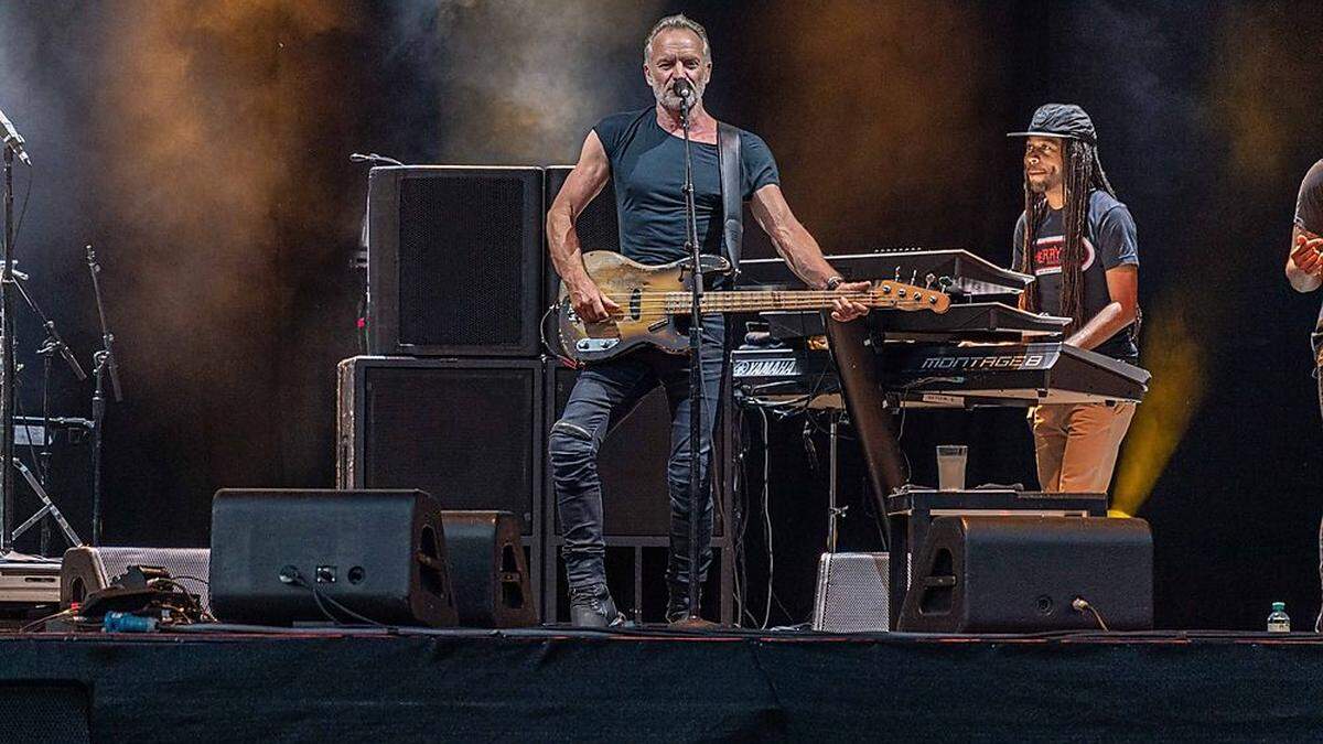 Sting bei seinem Konzert im Jahr 2019 in Graz