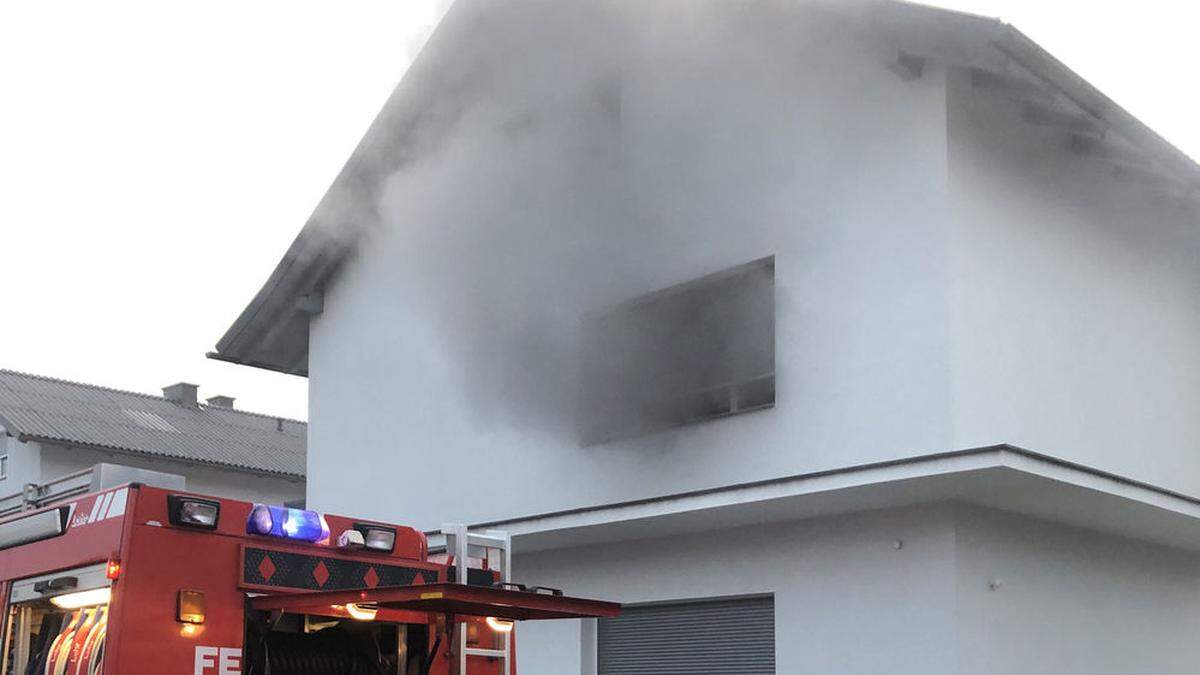 In einem Wohnhaus in Landskron brach das Feuer aus