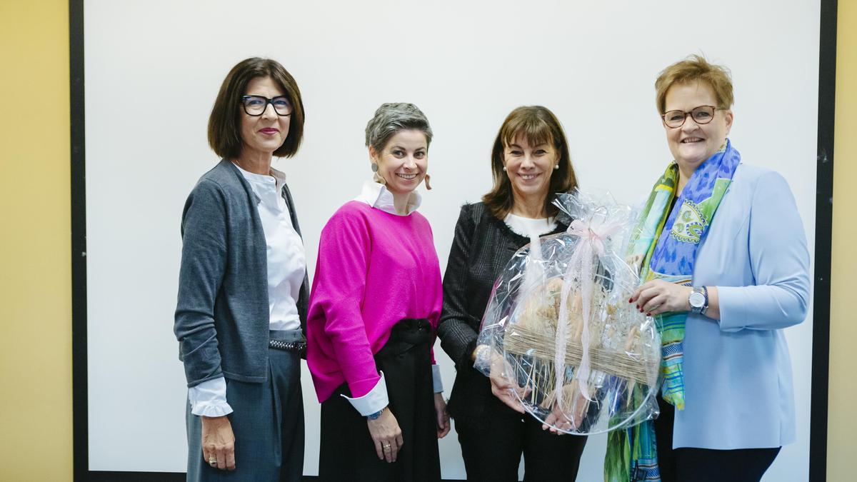 Kärntner Kolleginnen zu Besuch in Osttirol: Michaela Außerdorfer, Michaela Hysek-Unterweger, Martha Schultz und Astrid Legner