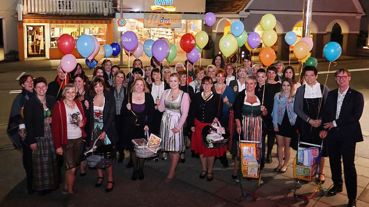 Jubiläumsfest beim dm-Markt in Weiz