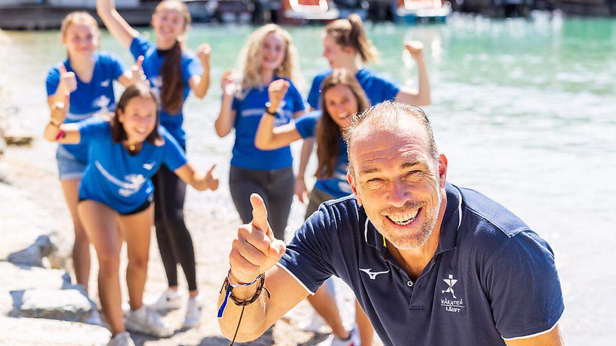 Mit seiner Agentur MJK Sportmarketing und einem jungen Team stellt Kummerer Kärnten läuft auf die Beine