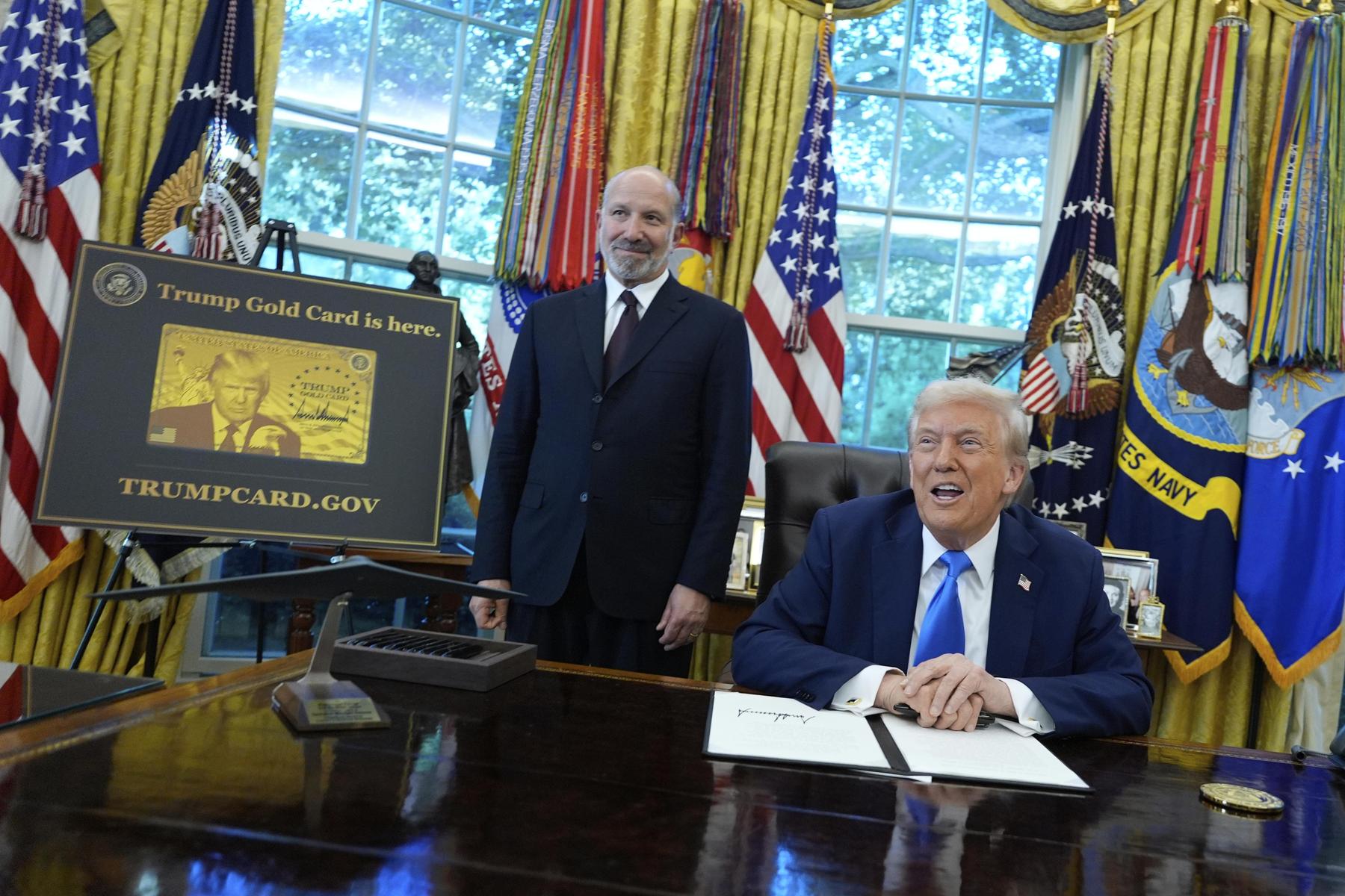 Für eine Million Dollar: "Trump Gold Card" für reiche Einwanderer ist da