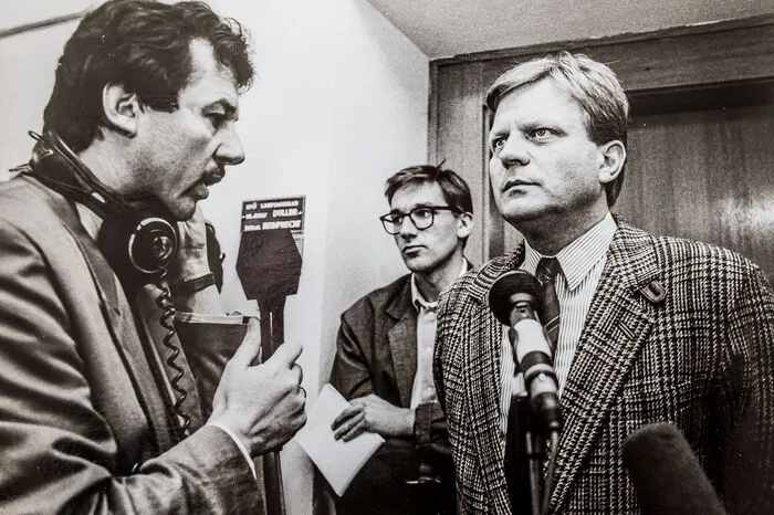 Erstes ORF-Interview als SPÖ-Parteisekretär 1983