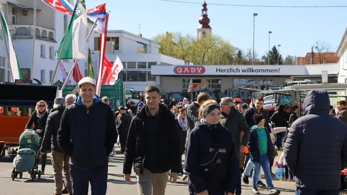Der Frühlingsmarkt in Fehring gehört zu den großen Leistungsschauen in der Südoststeiermark