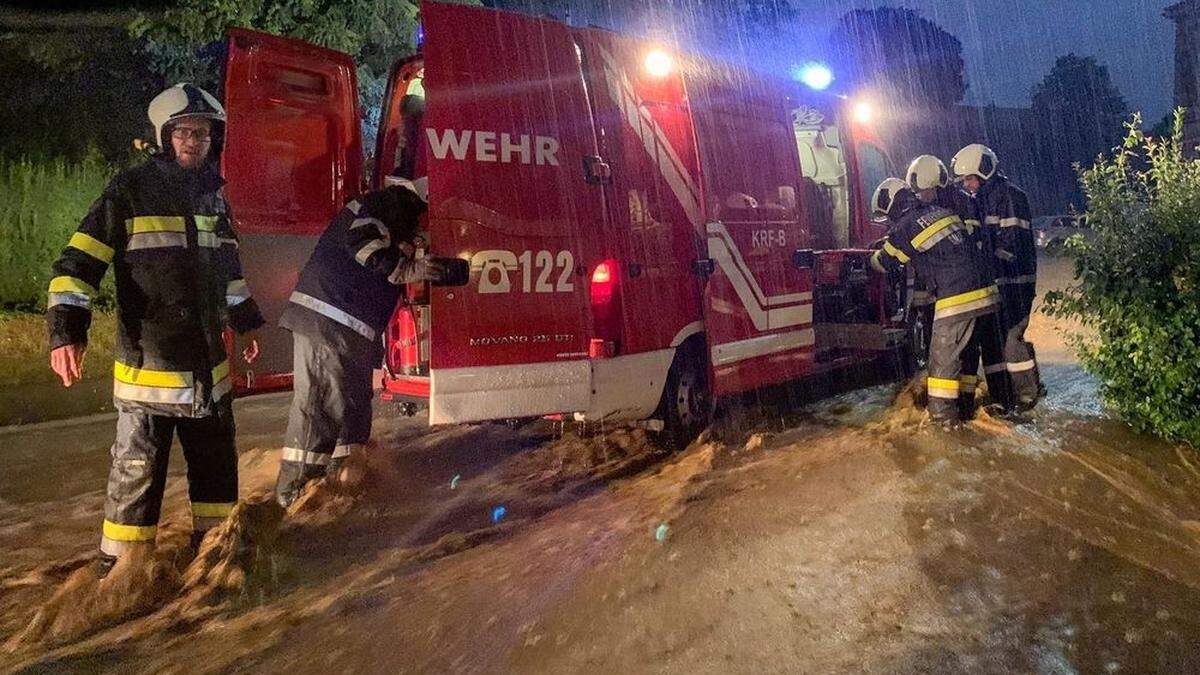 Hochwasser in Gnas: Der Sommer 2020 war unwetterreich