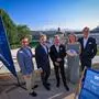 Das Präsidium der IV Kärnten mit Geschäftsführerin Claudia Mischensky: Edgar Jermendy, Oliver Zlamal, Michael Velmeden, Timo Springer (v. li.)