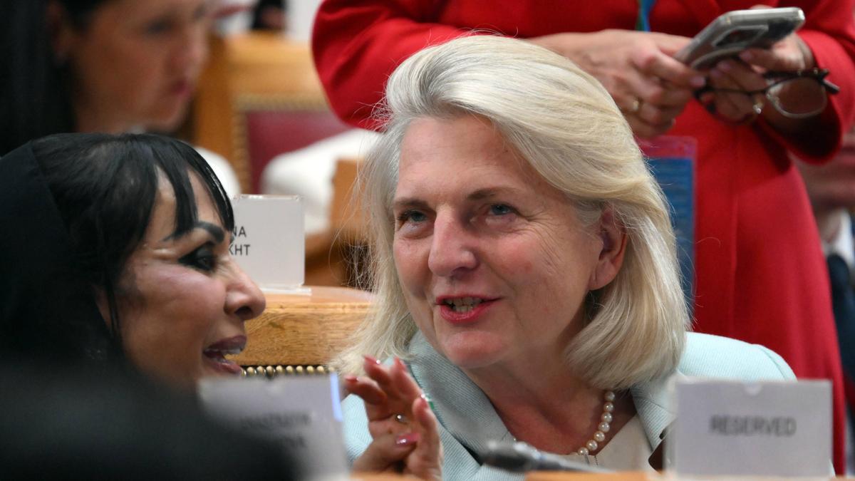 Die ehemalige österreichische Außenministerin Karin Kneissl