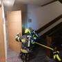 Brand in einem Hotel, Gäste evakuiert