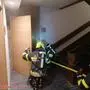 Brand in einem Hotel, Gäste evakuiert