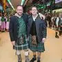 Jürgen Neubaumer und Bruno Köllinger aus Ragnitz, Leibnitz mit einem Kilt von Ressl 