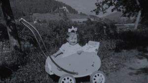 Walburga Mohl als Baby im Frühjahr 1941