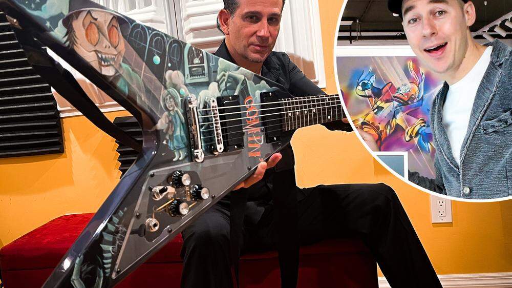 Neue Kooperation von Tom Lohner: Er bemalte eine Gibson-Gitarre für Life of Agony-Gitarrist Joey Zampella