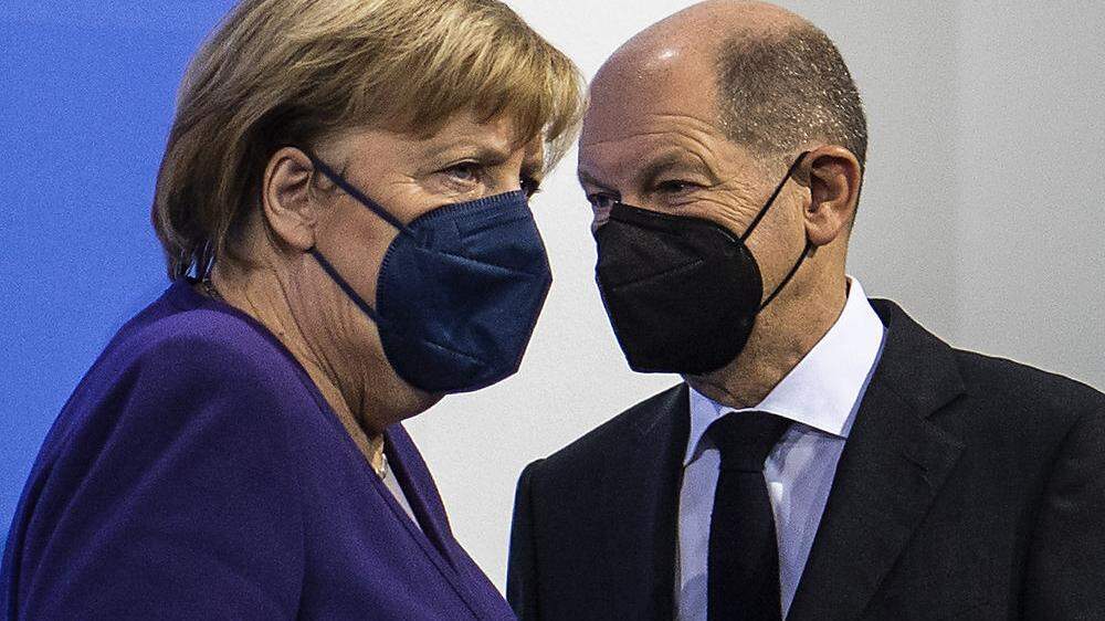 Angela Merkel und ihr Nachfolger im Kanzleramt
