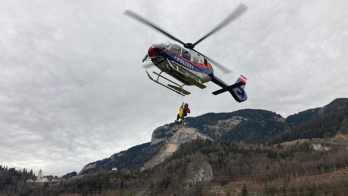 Von Trautenfels aus wurde der Flug gestartet