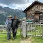 Almhirte Anton Egger und Altbauer Franz Gruber auf der Kolmitzenalm
