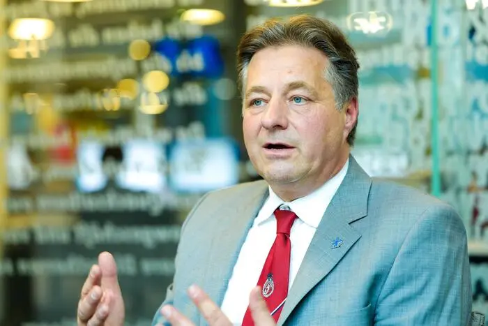 Wirtschaftsstadtrat René Apfelknab (FPÖ)