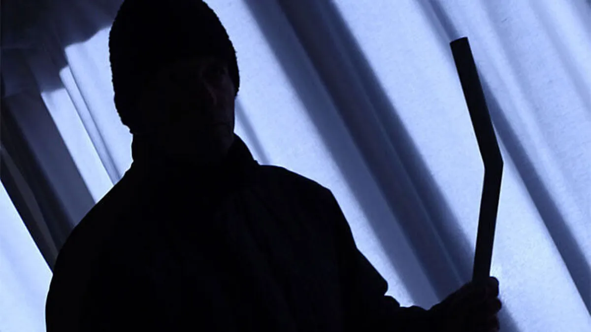 Als die Einbrecher das Haus verließen, trafen sie auf den Zehnjährigen