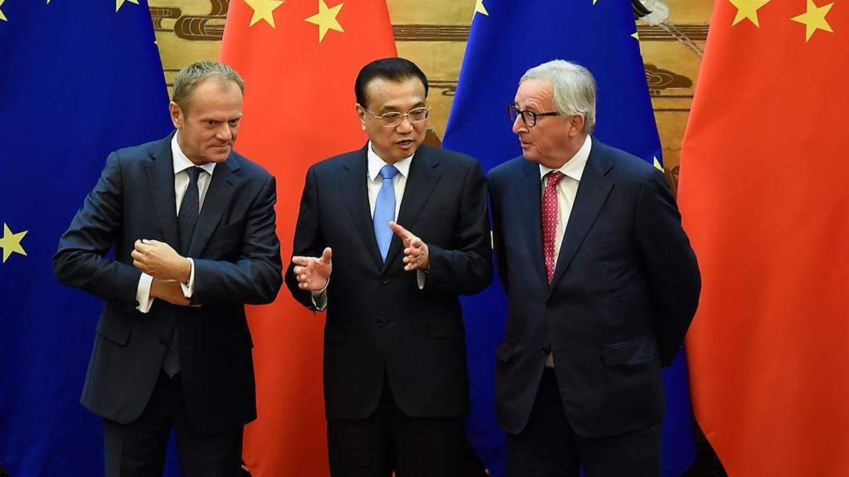 Tusk, Li, Juncker