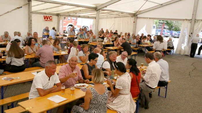 Beste Stimmung herrschte am Wochenende beim Feuerwehrfest in Althofen. 