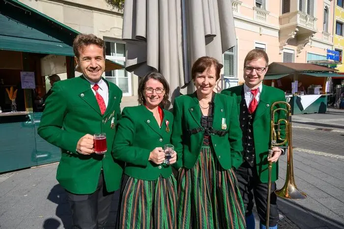 Der Musikverein Kaindorf eröffnete das kulinarische Fest