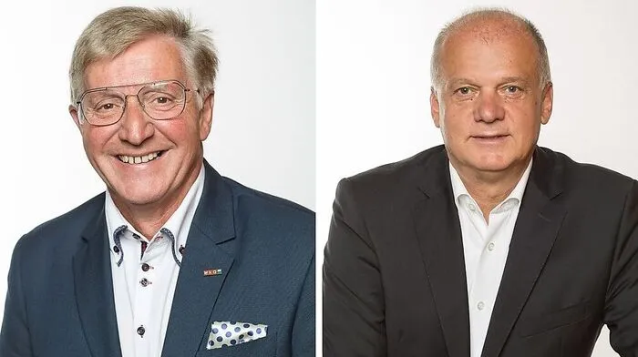 Franz Skazel (l.) und Erwin Fuchs vom Wirtschafsbund 