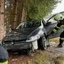 Der Lenker erlitt beim Unfall wie durch ein Wunder nur leichte Prellungen