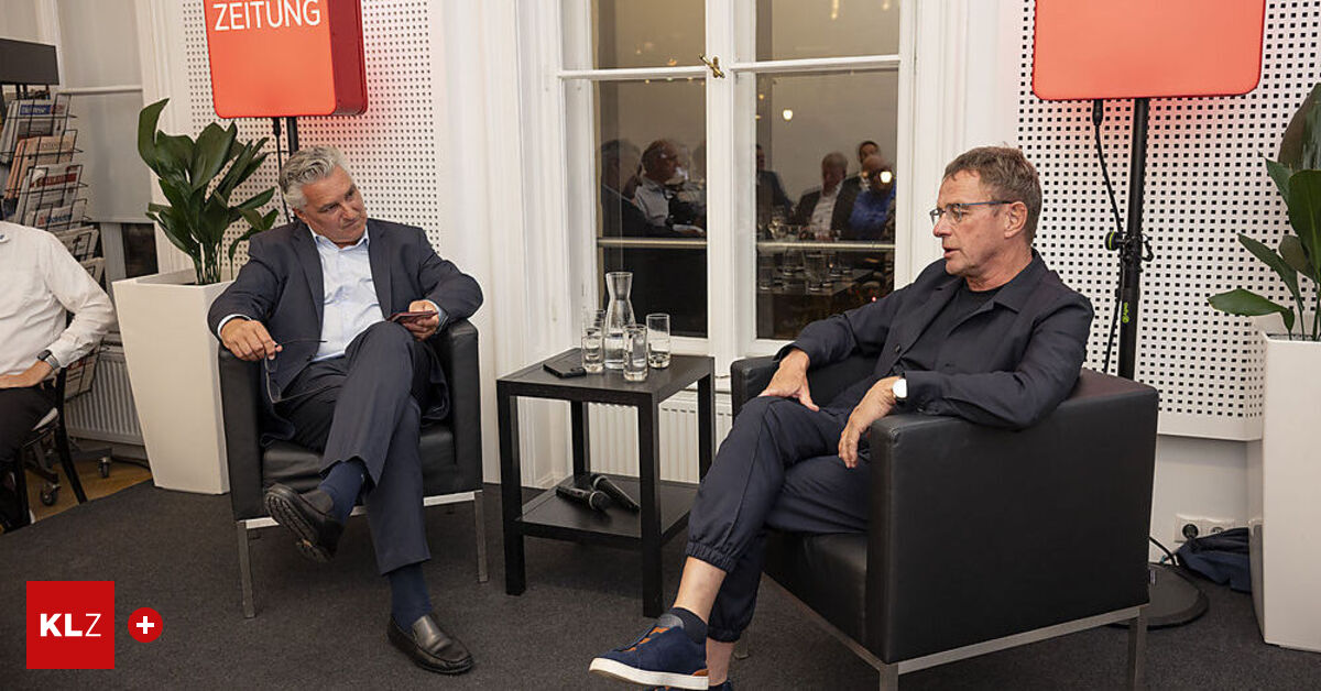 Die besten Bilder: Ralf Rangnick zu Gast im Wiener Salon der Kleinen ...