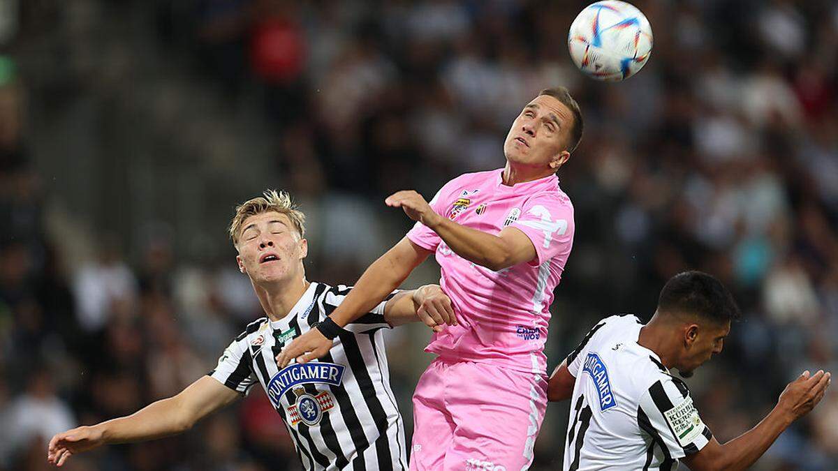 Rasmus Höjlund und Sturm unterlagen Branko Jovicic und dem LASK