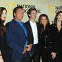 Schwarzenegger mit Ex-Frau Maria und seinen Kindern Christina, Patrick und Katherine