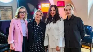 Barbara Haas und Karin Koncsik mit Nadja Kayali und Felicitas Thun-Hohenstein | Barbara Haas und Karin Koncsik mit Nadja Kayali und Felicitas Thun-Hohenstein