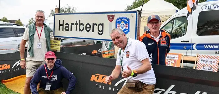 Fritz (vorne) und die Hartberger Partie sind Stammgäste am Campingplatz