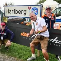 Fritz (vorne) und die Hartberger Partie sind Stammgäste am Campingplatz