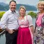 60 Jahre Sommerfrische: Die Hoteliers Michael Berndl, Elisabeth Berndl-Florian mit Christine Ratkowitsch 