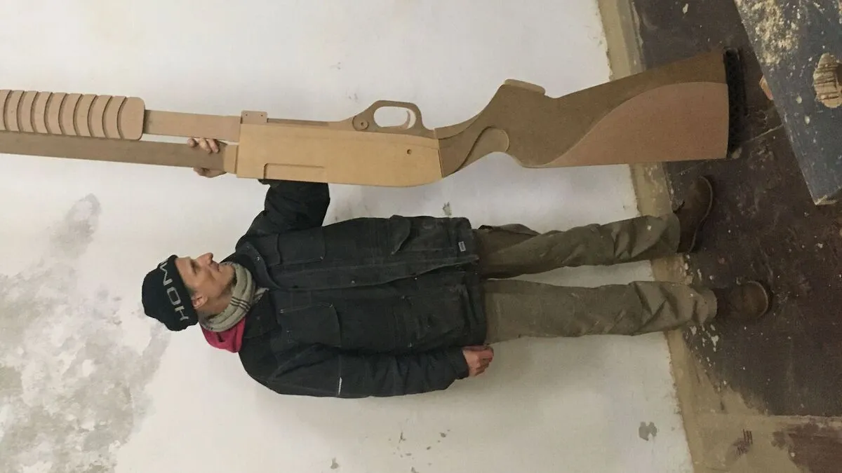 Kapfer arbeitete in Jerusalem in den Art Cube  Artists Studios 