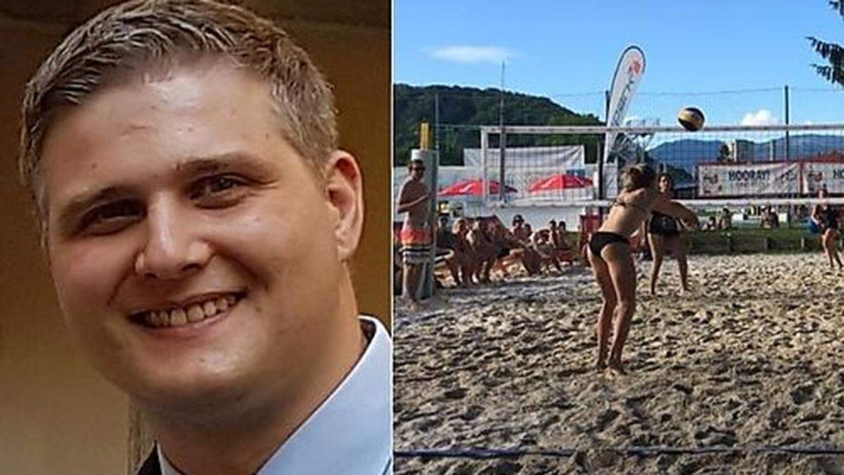 Nico Fleiß und der Grazer &quot;Mur Beach&quot;: Hier verlor er seinen Ehering