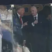 Donald Trump mit Gianni Infantino