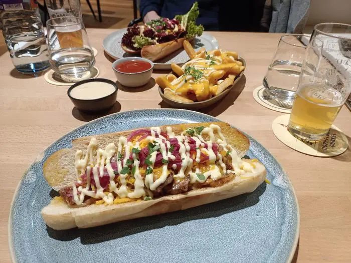 Das Philly-Cheese-Steak-Sandwich konnte die Erwartungen leider nicht erfüllen.