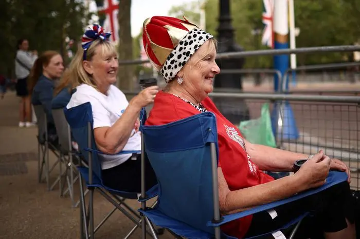 Fans entlang der Route