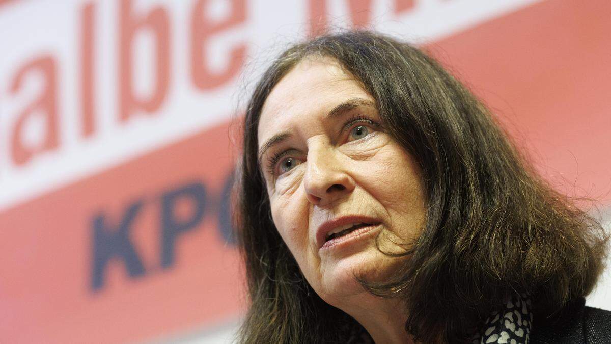 Die Grazer Bürgermeisterin Elke Kahr (KPÖ)