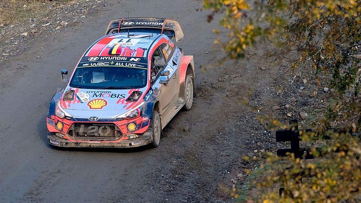 Der Belgier Thierry Neuville fabrizierte in Chile einen echten Horrorunfall