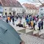 Aktivisten campierten am Gleisdorfer Hauptplatz