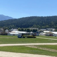 Der Aufbau am Festgelände in Bleiburg hat schon begonnen