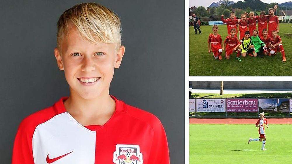 Julian Hussauf (14) ist seit 2019 in der Red Bull Fußball Akademie in Salzburg und wurde nun ins U15-Nationalteam einberufen.