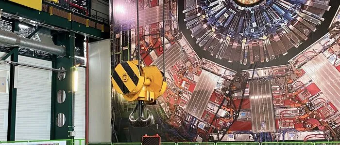 Blick auf den Teilchenbeschleuniger im CERN