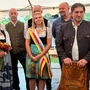 Siegfried und Silvia Uran, Hubert Kordesch, Annika Breznik, Kajetan Glantschnig, Wolfgang Stefitz (von links)