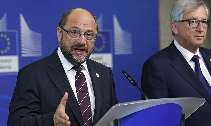 Martin Schulz und Jean-Claude Juncker