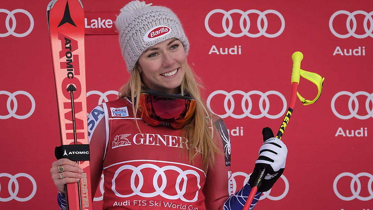 Stolze Siegerin: Shiffrin