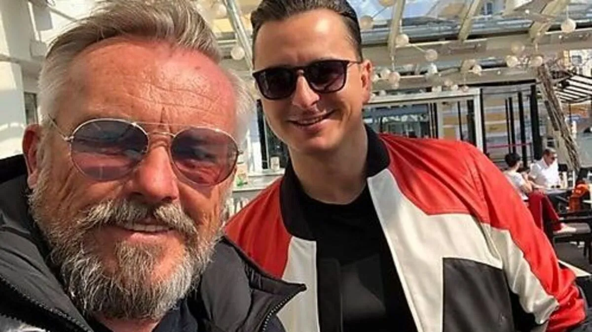 Organisator Schreder traf sich diese Woche mit Andreas Gabalier. Der Schnappschuss stammt aus Velden