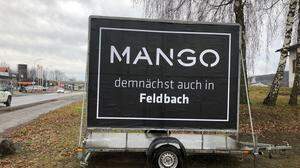 Quer durch den Bezirk Südoststeiermark findet man die Plakate, die Mango ankündigen